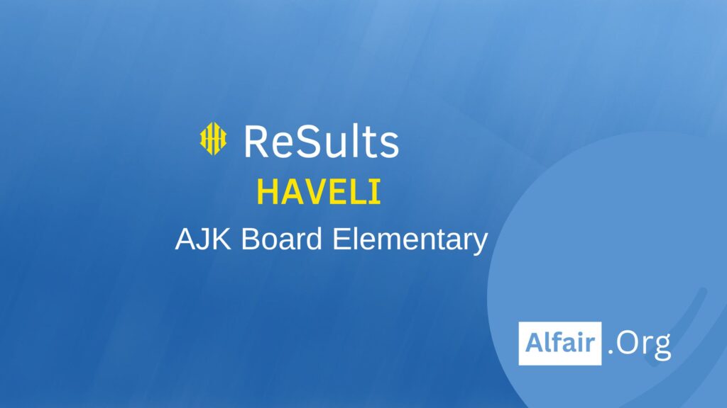 Haveli 8th class results alfair